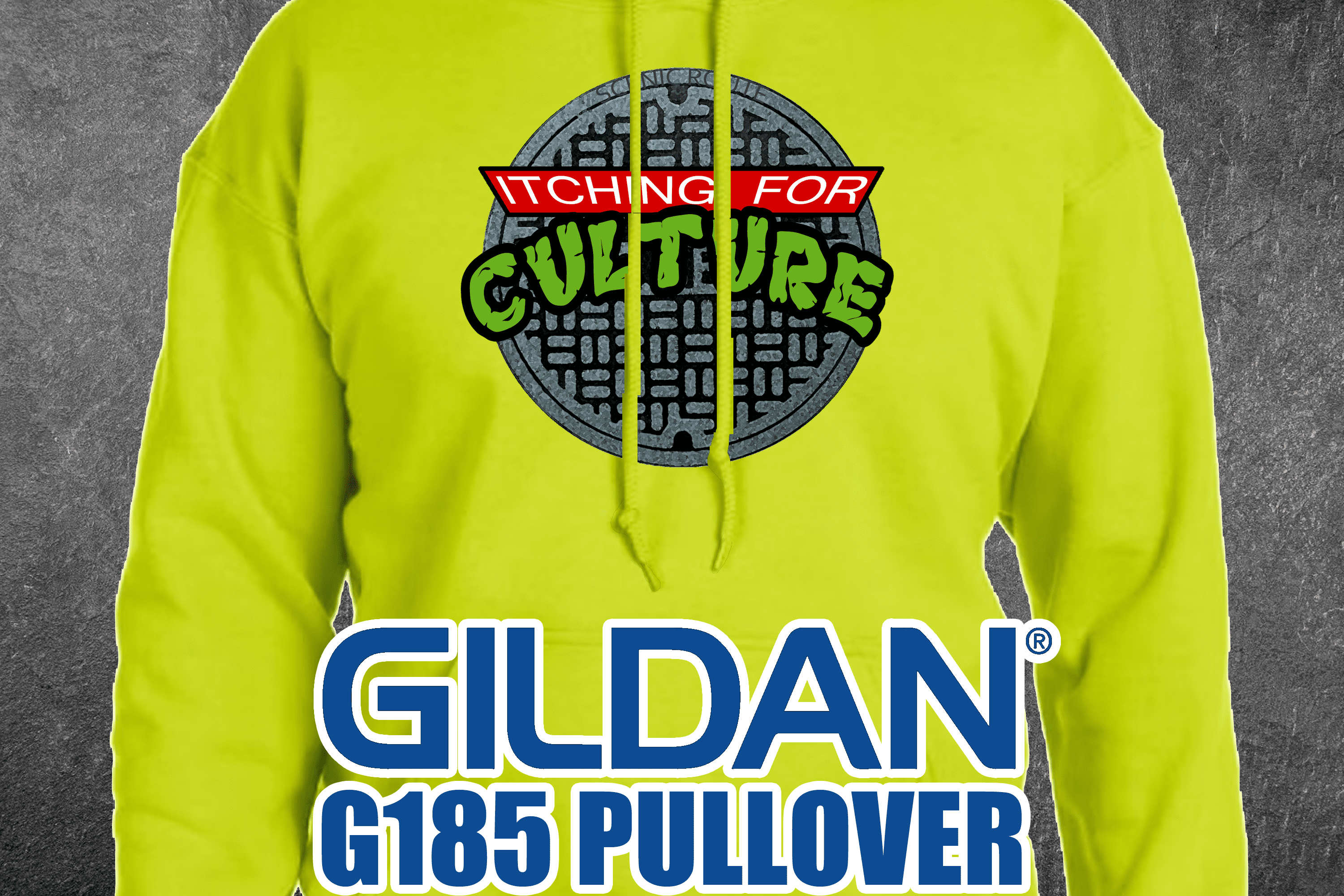 Gildan G185 50/50 blend pullover hoodie – Custom printed with high-quality DTF transfers, featuring a soft cotton-poly blend, front pouch pocket, and adjustable hood, available in multiple colors and sizes.